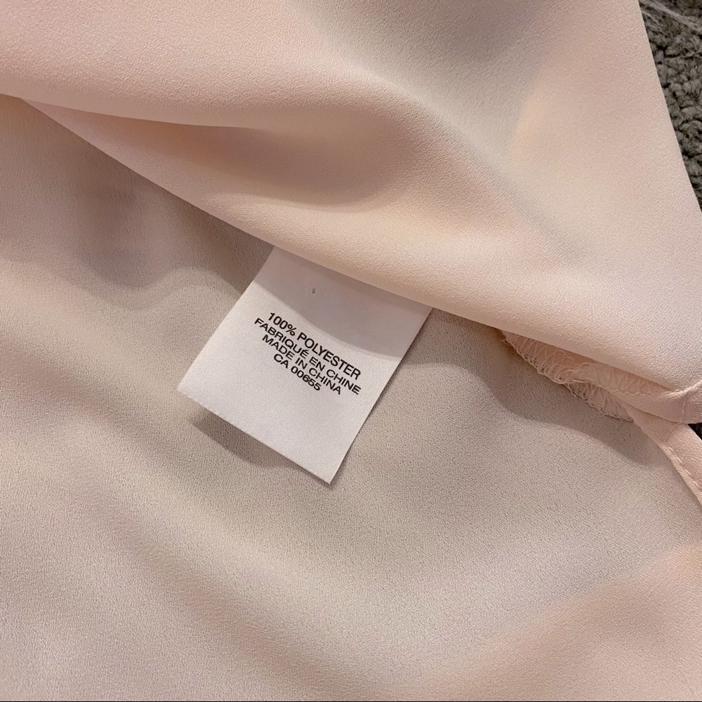 Blush chiffon t-shirt blouse - Picture 4 of 5